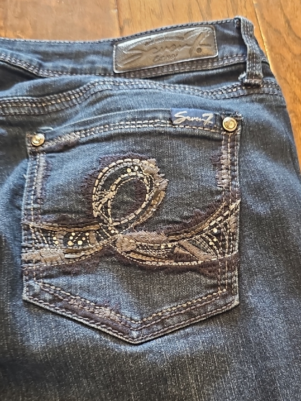Seven7 Jeans Rocker Slim Size 12 - Picture 8 of 10